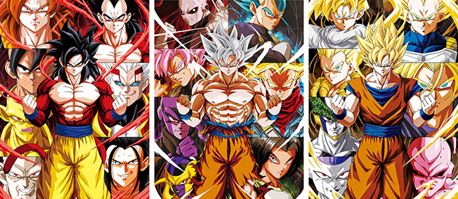 Poster Lenticular A3  – Guerreiros épicos - Dragon Ball Fan Art - A128