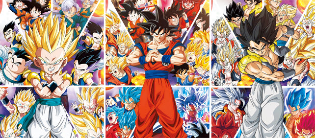 Poster Lenticular A3  – Fusões lendárias - Dragon Ball Fan Art - A803