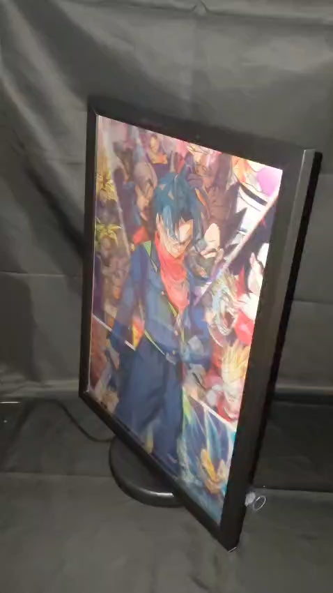 Poster Lenticular A3  – Guerreiros da Nova Geração - Dragon Ball Fan Art - A826