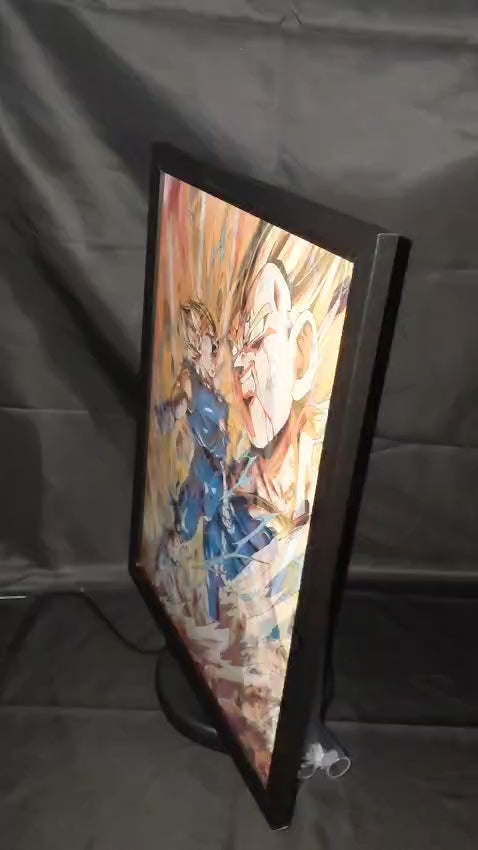 Poster Lenticular A3  – Super guerreiros unidos - Dragon Ball Fan Art - A874