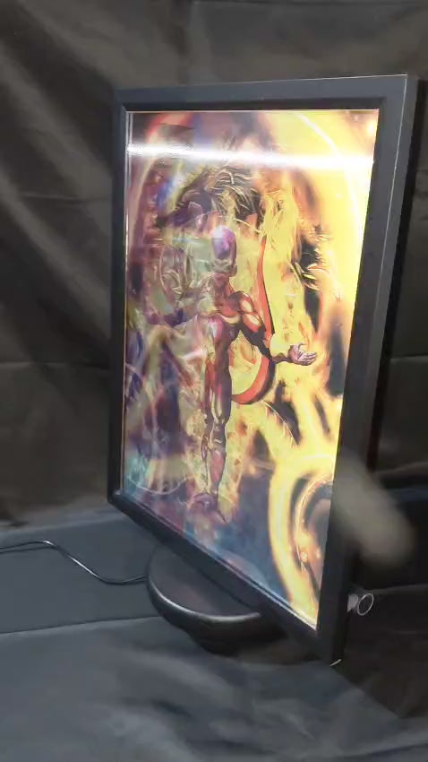 Poster Lenticular A3  – Guerreiros e dragões - Dragon Ball Fan Art - A919