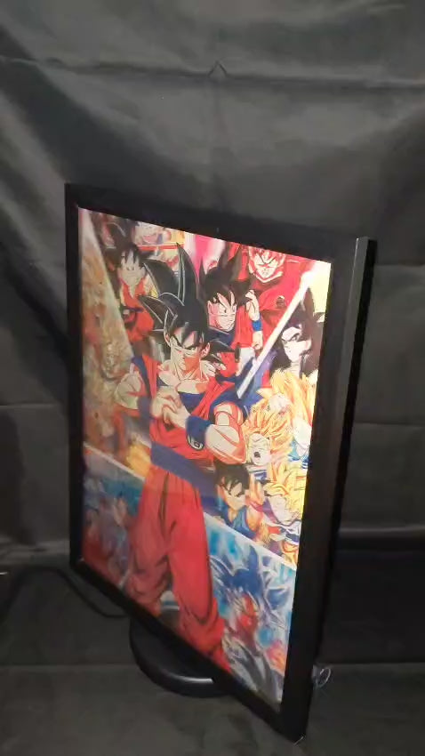 Poster Lenticular A3  – Fusões lendárias - Dragon Ball Fan Art - A803